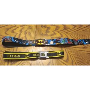 Batman Buckle And Utility Belt Lot Of 2 Boys DC Comics